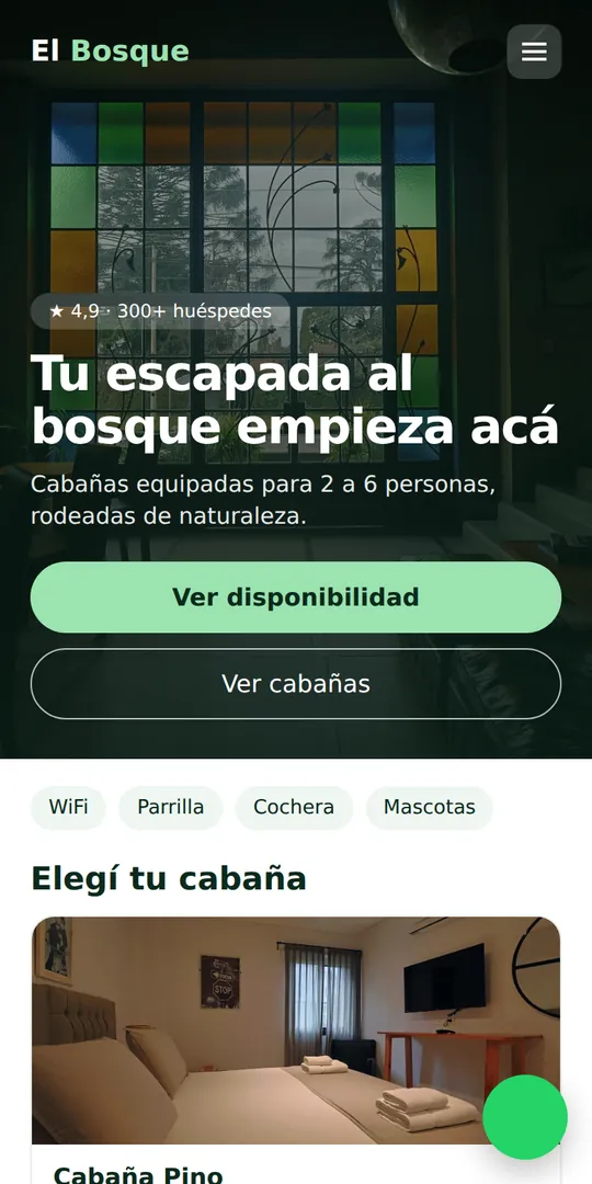 Sitio rediseñado en el celular: claro y fácil de usar